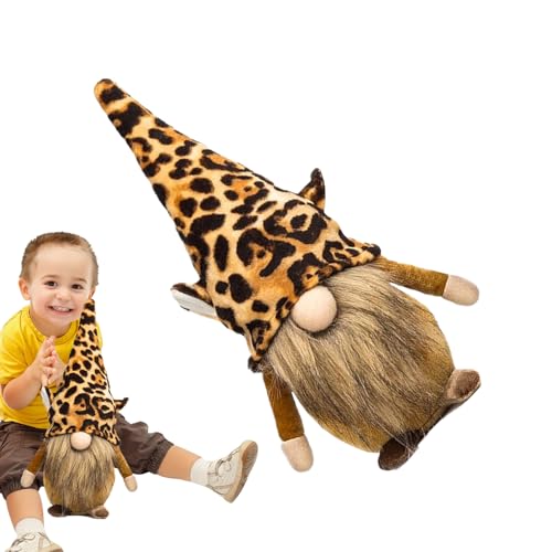 Proypiax plüsch, Kuscheltier - Winter gesichtslose e Figuren,Tiger-Leoparden-Druck, Bauernhaus-Figur, für Four Seasons Home, Kamin, Tischregal Proypiax plüsch, Kuscheltier - Winter gesichtslose e Figuren,Tiger-Leoparden-Druck, Bauernhaus-Figur, für Four Seasons Home, Kamin, Tischregal von Proypiax