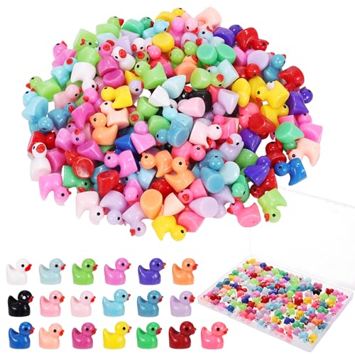 150 Stück Mini-Enten aus Kunstharz, kleine Gummiente für Mini-Enten aus Kunststoff, Enten, Versteck, Streichspiel, Puppenhauszubehör, Gartenlandschaft, Aquarium, Topfornament, Ente, Dekoration, Charms 150 Stück Mini-Enten aus Kunstharz, kleine Gummiente für Mini-Enten aus Kunststoff, Enten, Versteck, Streichspiel, Puppenhauszubehör, Gartenlandschaft, Aquarium, Topfornament, Ente, Dekoration, Charms von Prudiut