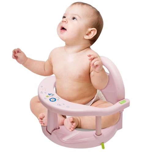 Baby Badesitz Badewannensitz Faltbarer Rutschfester Baby-Badestuhl Badewannensitz Mit Leistungsstarken Saugnäpfen Bad Dusche Geschenke Für Neugeborene Und Neue Mütter von Pruojhw