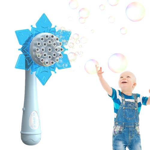 Pruojhw Blasenstab - Cartoon Seifenblasen-Spielzeug Mit Gebläse | Batteriebetriebene Handheld-Mit Kühlfunktion Tragbares Spielzeug Für Kinder Ab 3 Jahren Perfekt Für Partys von Pruojhw