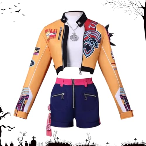 Pruojhw Cosplay Anime Halloween Anime Outfits,Vollständiges Set Für Erwachsene Schulaktivitäten Gruselhäuser Karnevalsfeiern Filmcharakter Outfit Pruojhw Cosplay Anime Halloween Anime Outfits,Vollständiges Set Für Erwachsene Schulaktivitäten Gruselhäuser Karnevalsfeiern Filmcharakter Outfit von Pruojhw