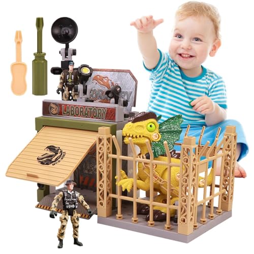 Pruojhw Dino-Laborset, Dinosaurier-Montagespielset - Take Apart Toys STEM Konstruktionsspielzeug - Realistisches Dinosaurier-Spielzeugset für Babys, Kinder, Jugendliche, Erwachsene Pruojhw Dino-Laborset, Dinosaurier-Montagespielset - Take Apart Toys STEM Konstruktionsspielzeug - Realistisches Dinosaurier-Spielzeugset für Babys, Kinder, Jugendliche, Erwachsene von Pruojhw