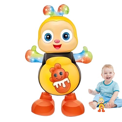 Pruojhw Elektrische Tanzende Biene, Tanzende Biene Für Kinder | Elektrisches Spielzeug Musikspielzeug - Cartoon-Biene Mit Lichtern Und Musik, Interaktives Lernspielzeug Pruojhw Elektrische Tanzende Biene, Tanzende Biene Für Kinder | Elektrisches Spielzeug Musikspielzeug - Cartoon-Biene Mit Lichtern Und Musik, Interaktives Lernspielzeug von Pruojhw