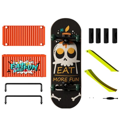 Pruojhw Fingerbretter für Griffbretter | Finger-Skateboard-Kits, vielseitiges Fingerspielzeug, kompaktes Trainingsfingerbrett für Hand-Skateboard, für Pruojhw Fingerbretter für Griffbretter | Finger-Skateboard-Kits, vielseitiges Fingerspielzeug, kompaktes Trainingsfingerbrett für Hand-Skateboard, für von Pruojhw