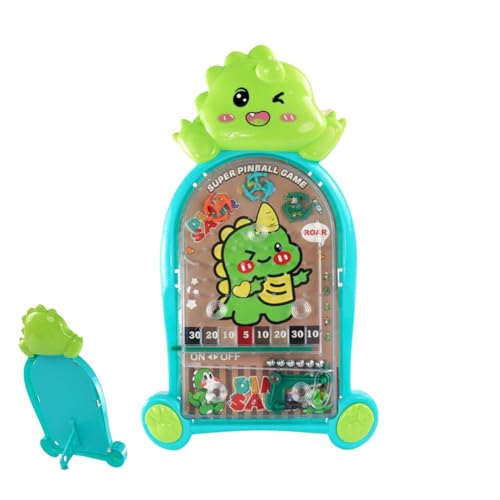 Pruojhw Flipper für Flipper, tragbar, Dinosaurier-Flipper-Spielmaschine – tragbare Flipper-Spielmaschine mit Rollen für Puzzle-Labyrinth für die frühe Bildung Pruojhw Flipper für Flipper, tragbar, Dinosaurier-Flipper-Spielmaschine – tragbare Flipper-Spielmaschine mit Rollen für Puzzle-Labyrinth für die frühe Bildung von Pruojhw