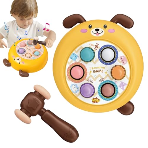 Pruojhw Interaktives pädagogisches Hämmerspielzeug, Hämmer- und Hämmerspielzeug - Sichere sensorische und lehrreiche Schlagspielzeuge - Das interaktive Spielzeug von Popits for Kids fördert das Lernen Pruojhw Interaktives pädagogisches Hämmerspielzeug, Hämmer- und Hämmerspielzeug - Sichere sensorische und lehrreiche Schlagspielzeuge - Das interaktive Spielzeug von Popits for Kids fördert das Lernen von Pruojhw