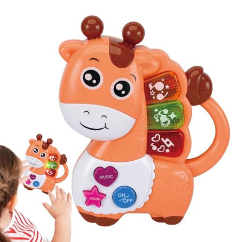Pruojhw Klavierspielzeug, Klaviertastatur für | Niedliches Spielzeug für Klavier, Giraffe, Cartoon, leuchtendes Spielzeug für Kleinkinder, Musikspielzeug für Tiere, Lerninstrumente für Kleinkinder, Pruojhw Klavierspielzeug, Klaviertastatur für | Niedliches Spielzeug für Klavier, Giraffe, Cartoon, leuchtendes Spielzeug für Kleinkinder, Musikspielzeug für Tiere, Lerninstrumente für Kleinkinder, von Pruojhw