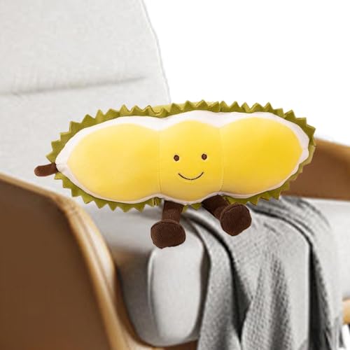 Pruojhw Niedliches Plüschspielzeug, kreatives Plüschspielzeug | Durian Plüschtiere aus weichem Plüsch – Simulationskissen für kreative und realistische Raumdekoration Pruojhw Niedliches Plüschspielzeug, kreatives Plüschspielzeug | Durian Plüschtiere aus weichem Plüsch – Simulationskissen für kreative und realistische Raumdekoration von Pruojhw