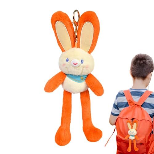 Pruojhw -Ornament aus Plüsch, dekorativ, niedlicher Schulranzenanhänger, Hase, bunt, Plüsch, für Handtasche, Autoinnenraum, Pruojhw -Ornament aus Plüsch, dekorativ, niedlicher Schulranzenanhänger, Hase, bunt, Plüsch, für Handtasche, Autoinnenraum, von Pruojhw