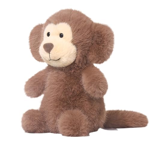 Pruojhw Plüschaffe Kuscheltier,Kuscheliger AFFE Spielzeug - Kuscheltier Wohnzimmer Schlafzimmer Deko Geburtstag Weihnachten Geschenkidee von Pruojhw