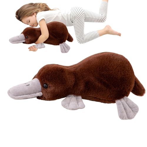 Pruojhw Plüschspielzeug, Tier-Plüschtier – realistisches und niedliches Tierspielzeug mit Entenschnabel, 38,1 cm (15 Zoll) – niedliches Plüschkissen mit australischen Tieren, weiches Plüschspielzeug von Pruojhw