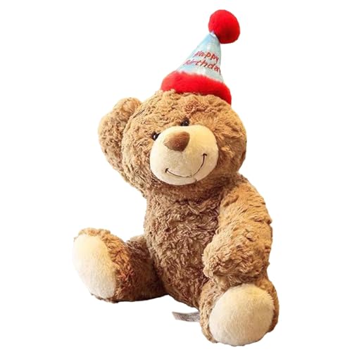 Pruojhw Teddybär, Teddybär, Plüschtier, 14,96 Zoll Geburtstags-Plüschbär mit , Teddybär Begleiter Happy Birthday, Schlafzimmerdekorationszubehör für Pruojhw Teddybär, Teddybär, Plüschtier, 14,96 Zoll Geburtstags-Plüschbär mit , Teddybär Begleiter Happy Birthday, Schlafzimmerdekorationszubehör für von Pruojhw