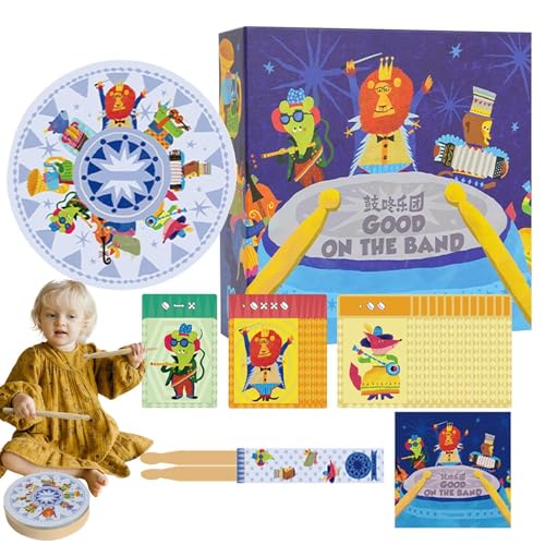 Pruojhw Trommeln für Kleinkinder, Trommeln für Kleinkinder, Musikinstrumente, Schlagzeug-Set, Musikinstrumente, sensorisches Spielzeug für Mädchen Pruojhw Trommeln für Kleinkinder, Trommeln für Kleinkinder, Musikinstrumente, Schlagzeug-Set, Musikinstrumente, sensorisches Spielzeug für Mädchen von Pruojhw