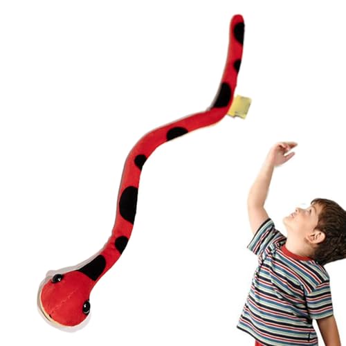 Pruojhw Weiches Schlangenspielzeug, Plüschspielzeug, Schlangenspielzeug, Spielzeug zum Aufhängen aus weichem Plüsch, Schlange mit flexiblem Gelenk, Tier zum Aufhängen am Handgelenk für Mädchen, Pruojhw Weiches Schlangenspielzeug, Plüschspielzeug, Schlangenspielzeug, Spielzeug zum Aufhängen aus weichem Plüsch, Schlange mit flexiblem Gelenk, Tier zum Aufhängen am Handgelenk für Mädchen, von Pruojhw