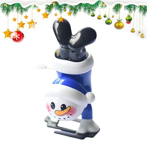 Pruojhw Weihnachtsaufziehspielzeug, Weihnachtsgeschenk, Aufziehspielzeug – mechanisches Spielzeug für Weihnachten, 6,9 cm, Weihnachtsmann, , Rentier, Bär von Pruojhw