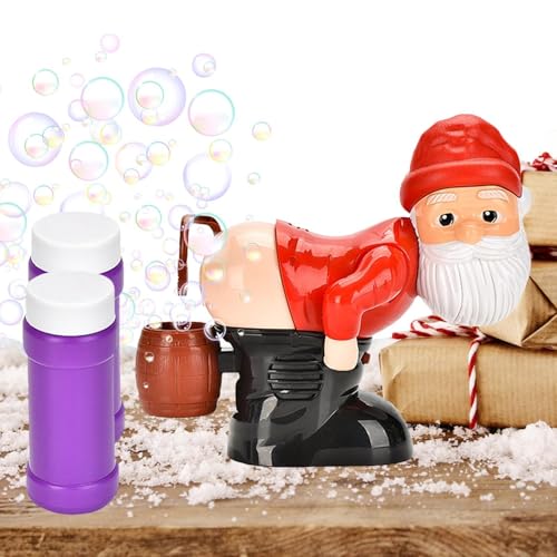 Pruojhw Weihnachtsmann mit Blasen, Haustier-Luftblasenmaschine | Weihnachtsmann-Blasbläser, Weihnachtsblasenbläser, lustige Seifenblasen-Maschine für Weihnachtsbälle Pruojhw Weihnachtsmann mit Blasen, Haustier-Luftblasenmaschine | Weihnachtsmann-Blasbläser, Weihnachtsblasenbläser, lustige Seifenblasen-Maschine für Weihnachtsbälle von Pruojhw
