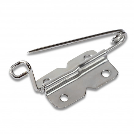 Prym Anstecknadeln mit Plättchen Silber 27mm - 4 Stk von Prym