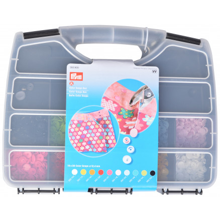 Prym Color Snaps Druckknöpfe Kunststoff Box mit Rund Farbenmix 12,4mm Prym Color Snaps Druckknöpfe Kunststoff Box mit Rund Farbenmix 12,4mm von Prym