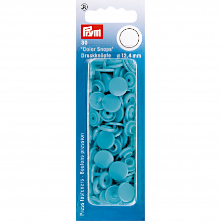 Prym Color Snaps Druckknöpfe Kunststoff Rund Türkis 12,4mm - 30 Stk Prym Color Snaps Druckknöpfe Kunststoff Rund Türkis 12,4mm - 30 Stk von Prym