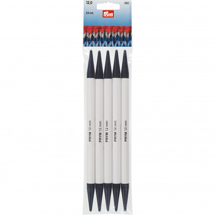 Prym Doppelspitznadeln Kunststoff 23cm 12,00mm von Prym