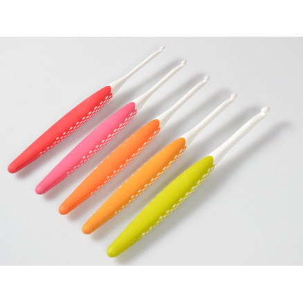 Prym Ergonomic mehrfarbiges Häkelnadel-Set Kunststoff 3,5-6,0mm - 5 Gr Prym Ergonomic mehrfarbiges Häkelnadel-Set Kunststoff 3,5-6,0mm - 5 Gr von Prym