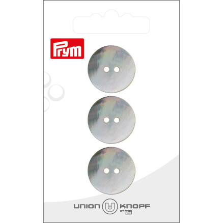 Prym Knopf Weiß 20mm - 3 Stück von Prym