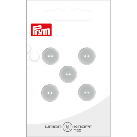 Prym Kunststoffknopf Transparent 12mm - 5 Stück von Prym