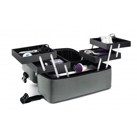 Prym Nähkasten Deluxe Groß Grau 44,5x23x21,5cm von Prym