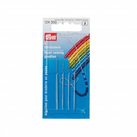 Prym Perlennadeln Stahl Silber Versch. Größen - 4 Stück von Prym