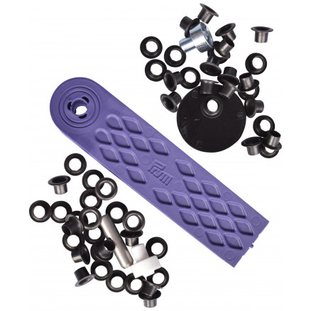 Prym Schnürsenkel Schwarz Oxid 4mm - 50 Stück von Prym