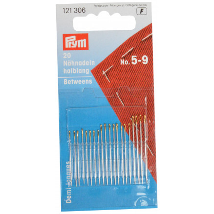 Prym Nähnadeln Medium Stahl Silber Größe 5-9 - 20 Stk. von Prym