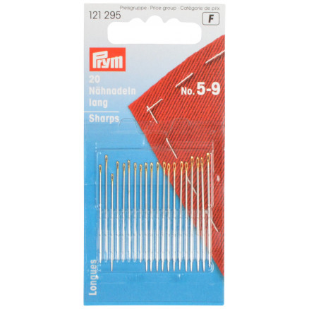 Prym Nähnadeln Stahl Silber Größe 5-9 - 20 Stk. von Prym