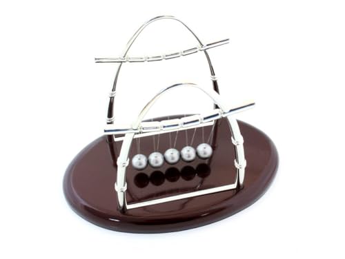 Przydasie Newtons Wiege – Elegantes Metall-Schreibtischspielzeug, zeigt Impuls- und Energieerhaltung, beruhigt, Wissenschafts- und Designliebhaber Przydasie Newtons Wiege – Elegantes Metall-Schreibtischspielzeug, zeigt Impuls- und Energieerhaltung, beruhigt, Wissenschafts- und Designliebhaber von Przydasie