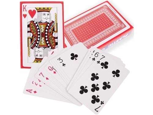 Przydasie Spielkarten, 54 Karten, klassisches Design, ideal für Poker, Bridge und Gesellschaftsspiele, langlebig, für Kinder und Erwachsene geeignet Przydasie Spielkarten, 54 Karten, klassisches Design, ideal für Poker, Bridge und Gesellschaftsspiele, langlebig, für Kinder und Erwachsene geeignet von Przydasie