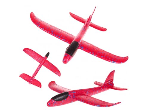 Przydasie Wurfgleiter aus EPP-Schaumstoff – 37 cm lang, in Rot – sicher für Kinder ab 3 Jahren, leicht, robust, fliegt weit und Macht Loopings Przydasie Wurfgleiter aus EPP-Schaumstoff – 37 cm lang, in Rot – sicher für Kinder ab 3 Jahren, leicht, robust, fliegt weit und Macht Loopings von Przydasie