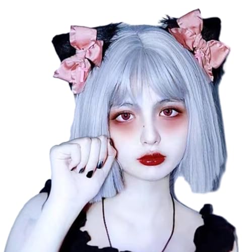 1 Paar niedliche Katzenohren-Haarklammern, auffällige Tiere, für Party, Cosplay, Halloween-Kostüm, zeigen Sie Ihren persönlichen Stil 1 Paar niedliche Katzenohren-Haarklammern, auffällige Tiere, für Party, Cosplay, Halloween-Kostüm, zeigen Sie Ihren persönlichen Stil von Psdndeww