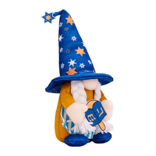 Chanukka Festliche Wichtelpuppe, skandinavische Adwwarf-Plüschpuppe für festliche Anlässe Chanukka Festliche Wichtelpuppe, skandinavische Adwwarf-Plüschpuppe für festliche Anlässe von Psdndeww