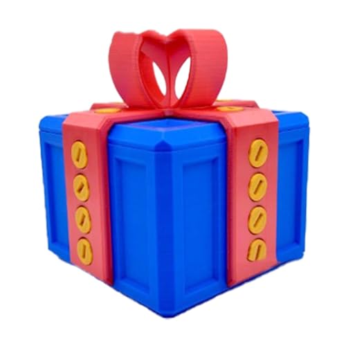 Einzigartige Scherz-Aufbewahrungsbox mit 3D-gedrucktem Puzzle-Design mit Schrauben, lustige Scherzbox Einzigartige Scherz-Aufbewahrungsbox mit 3D-gedrucktem Puzzle-Design mit Schrauben, lustige Scherzbox von Psdndeww