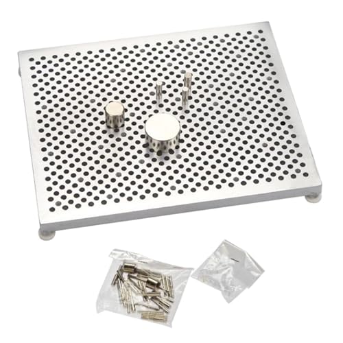 Eisendrahtform-Set, Schmuckherstellungswerkzeuge, Drahtwickelzubehör, Metallstifte, ideal für Schmuckherstellung und Drahtwickeln Eisendrahtform-Set, Schmuckherstellungswerkzeuge, Drahtwickelzubehör, Metallstifte, ideal für Schmuckherstellung und Drahtwickeln von Psdndeww