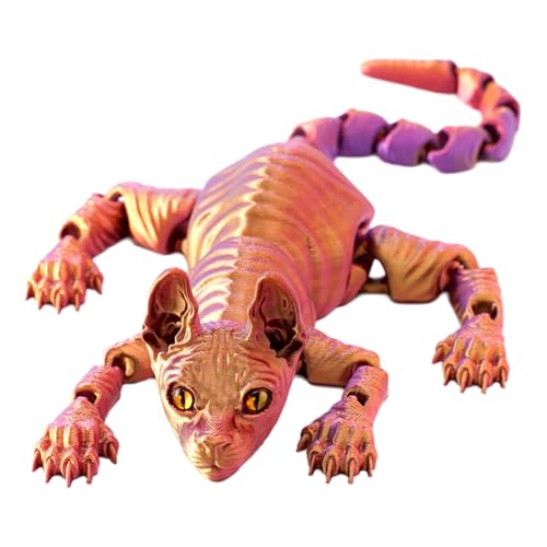 Enjoy Kitten Haustierfigur für LKWs, Instrumententafel, Innendekoration, Kätzchenparty, lustige Katzenform ohne Haare von Psdndeww