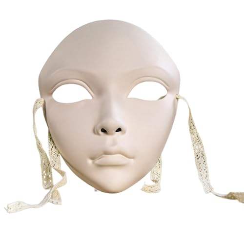 Handbemaltes Halloween-Kostüm, Maskerade, Vollgesicht, für Damen, Maskerade, Bühnenspiel, Themenpartys Handbemaltes Halloween-Kostüm, Maskerade, Vollgesicht, für Damen, Maskerade, Bühnenspiel, Themenpartys von Psdndeww
