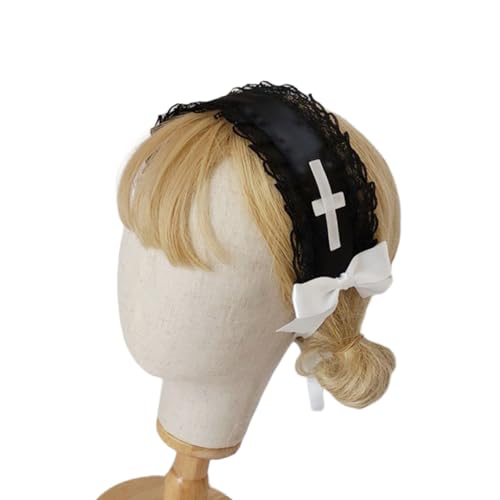 Handgefertigtes Spitzen-Stirnband mit Schmetterlingsmuster, Kopfschmuck, Halloween-Haarband, personalisierbarer Hut von Psdndeww