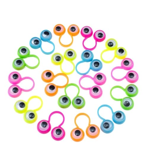 Knuckles 50 x Cartoon-Ringe, Augapfel-, Augen-, Fingerpuppen, Augenringe, Dekoration, Kinder Knuckles 50 x Cartoon-Ringe, Augapfel-, Augen-, Fingerpuppen, Augenringe, Dekoration, Kinder von Psdndeww