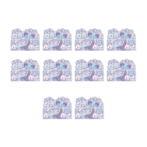 Mermaid Theme Box und Flaggen Banner mit Kucheneinlage, hängende Wirbel, Einladungskarten, Geburtstagsparty Dekoration von Psdndeww