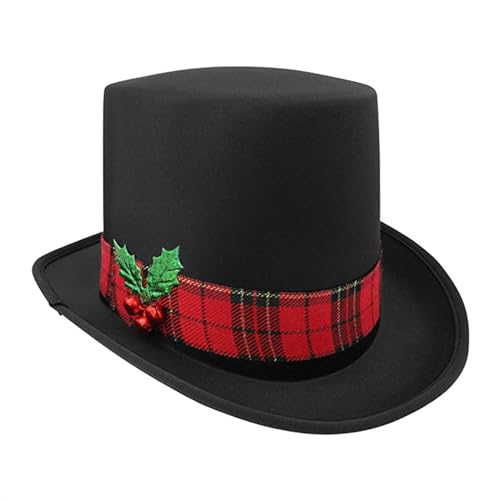Modischer schwarzer Weihnachtshut, hervorragende Handwerkskunst, geeignet für Kinder und Erwachsene, ein Muss für die Weihnachtsfeier Modischer schwarzer Weihnachtshut, hervorragende Handwerkskunst, geeignet für Kinder und Erwachsene, ein Muss für die Weihnachtsfeier von Psdndeww