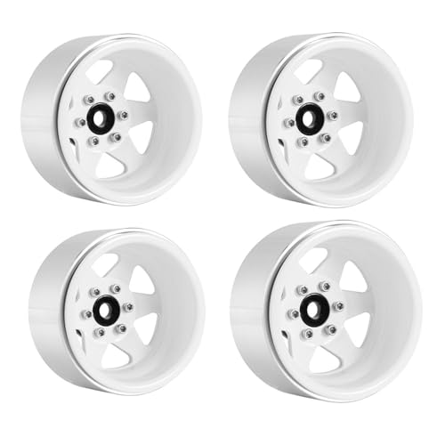 Psdndeww 1 9in 4pcs Gestempelte Stahl Fernbedienungssteuerauto Rad Felgen Metallmodifizierter Teil Für Abgelegene Autokletterwagen Dekorative Psdndeww 1 9in 4pcs Gestempelte Stahl Fernbedienungssteuerauto Rad Felgen Metallmodifizierter Teil Für Abgelegene Autokletterwagen Dekorative von Psdndeww