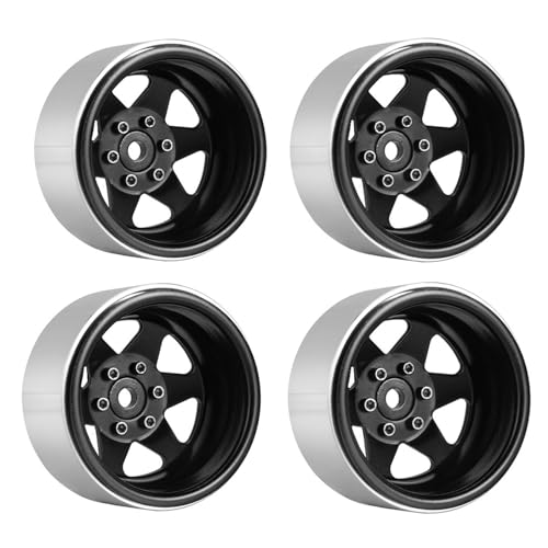 Psdndeww 1 9in 4pcs Gestempelte Stahl Fernbedienungssteuerauto Rad Felgen Metallmodifizierter Teil Für Abgelegene Autokletterwagen Dekorative Psdndeww 1 9in 4pcs Gestempelte Stahl Fernbedienungssteuerauto Rad Felgen Metallmodifizierter Teil Für Abgelegene Autokletterwagen Dekorative von Psdndeww