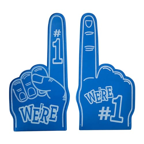 Psdndeww 1Pair Giant Foam Finger Cheerleading Tool Für Sportwettbewerb Stadion Team Tool Jubeln Geste Jubeln Psdndeww 1Pair Giant Foam Finger Cheerleading Tool Für Sportwettbewerb Stadion Team Tool Jubeln Geste Jubeln von Psdndeww