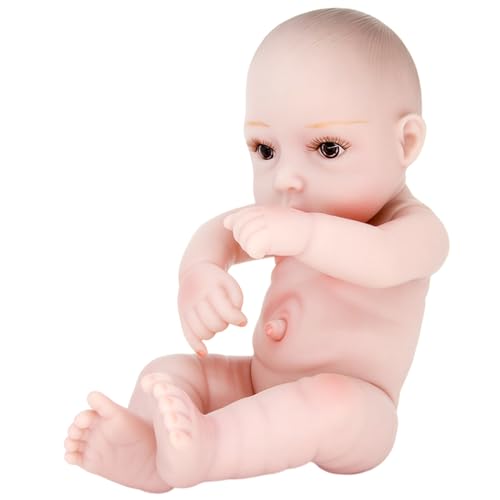 Psdndeww 28 cm Simulation Realistische Babypuppengebäudeins Mit Bewegender Arm Und Bein Für Baby Kinder Beschwörung Begleiten Die Spielpuppe von Psdndeww