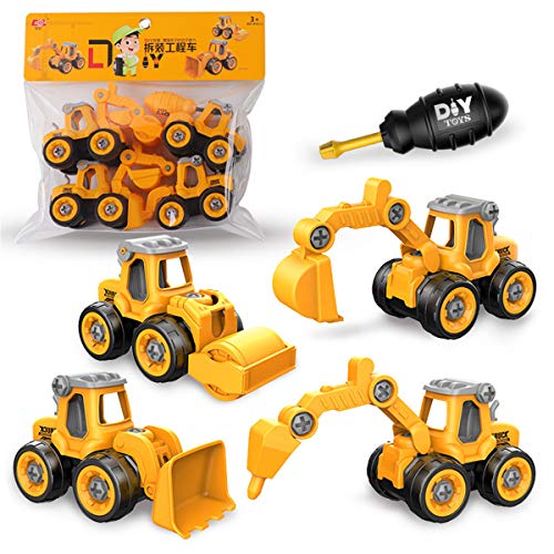 Psdndeww 4 Stücke Bauspielzeugwagen Kinderschraube Gehirnspiel Kindergarten Build & Auseinander Nehmen Spielzeug Ideal Für Kinder Jungen Autospielzeug Für Jungen Psdndeww 4 Stücke Bauspielzeugwagen Kinderschraube Gehirnspiel Kindergarten Build & Auseinander Nehmen Spielzeug Ideal Für Kinder Jungen Autospielzeug Für Jungen von Psdndeww